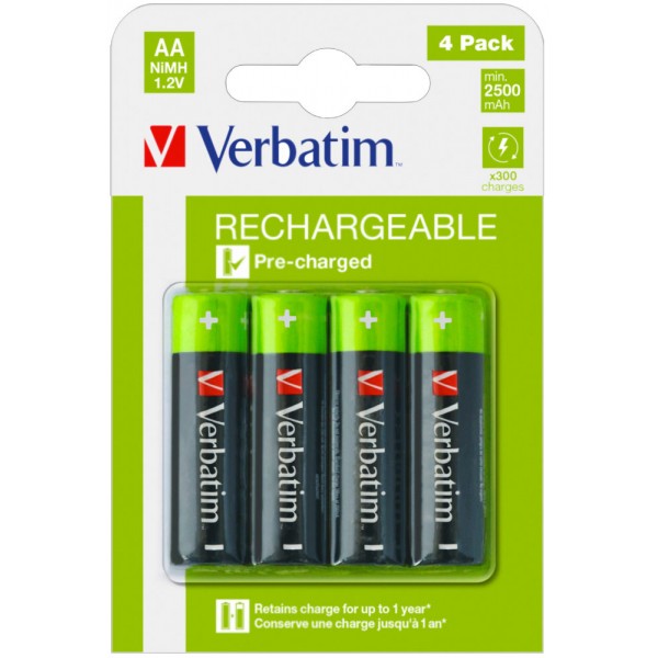 Batterie ricaricabili stilo aa 2.500mah