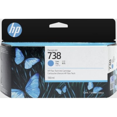 HP Cartuccia originale Ciano 738 (498N5A)