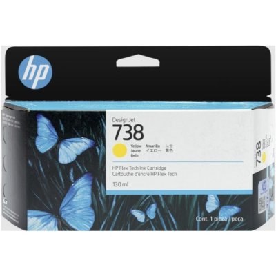 Cartuccia HP 738 (498N7A) Giallo originale