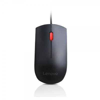 Lenovo essential con cavo usb colore nero e rosso