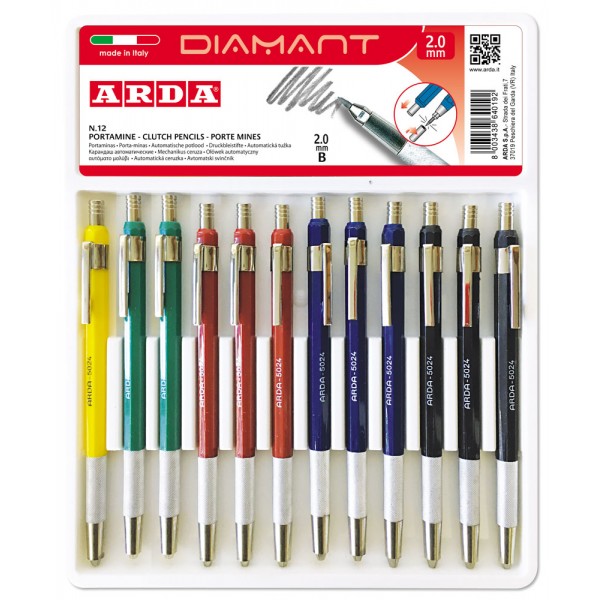 Portamine colore blu
