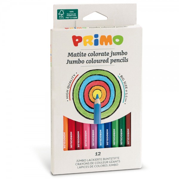 Astuccio pastelli jumbo colore assortiti
