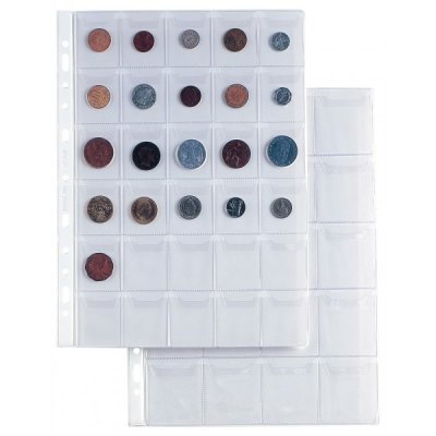 Buste forate ercole porta monete a4 - 21x29,7cm colore trasparente