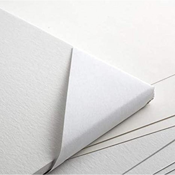 Fogli da disegno lisci 25fg 50x70cm colore bianco grammatura 220gr