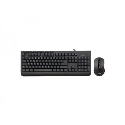ADJ kit tastiera e mouse nero con cavo USB