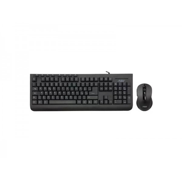 ADJ kit tastiera e mouse nero con cavo USB