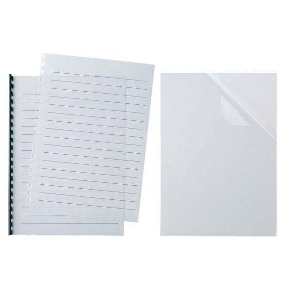 Video r30 - copertine per rilegatura colore trasparente grammatura 280my