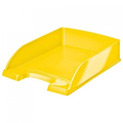 LEITZ Vaschetta portacorrispondenza PLUS, impilabile in linea o a sbalzo - Giallo