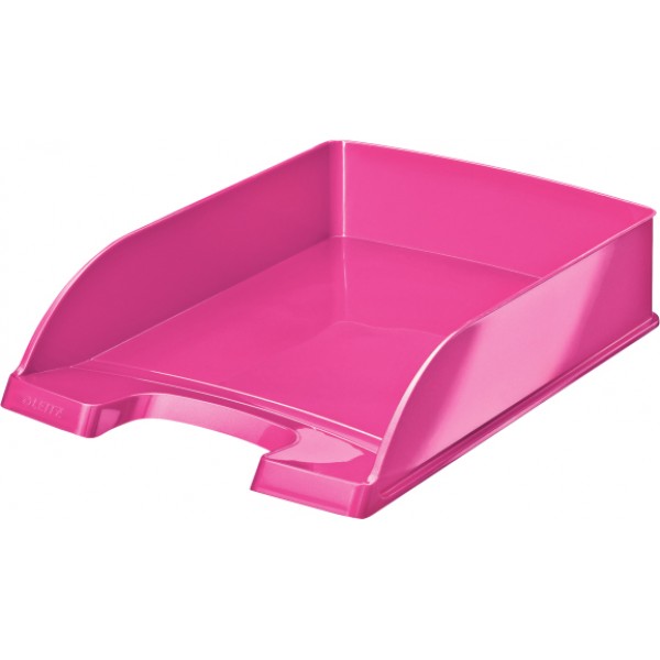 LEITZ Vaschetta portacorrispondenza PLUS, impilabile in linea o a sbalzo - Fucsia