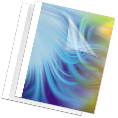 Prestige - copertine per rilegatura termica colore bianco grammatura 150my + 200gr