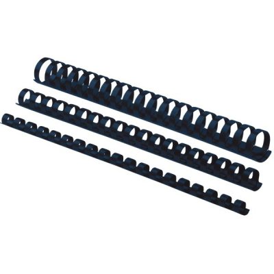 Dorsi plastici ovali rilegafogli colore nero