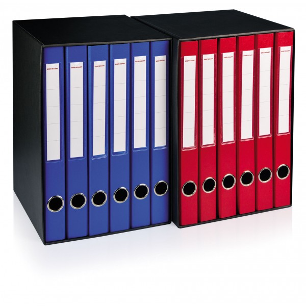 Gruppi cartelle portadocumenti 34x27cm d. 4cm rosso colore rosso