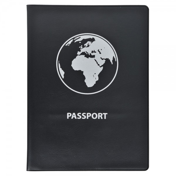 Porta passaporto 9x12,8cm colore nero
