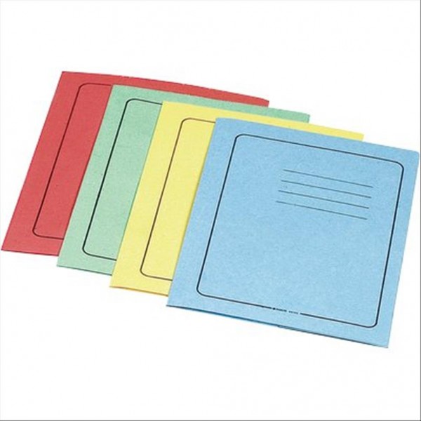 ESSELTE cartellina in cartoncino a 3 lembi 24,8x35cm - 295g - Rosso