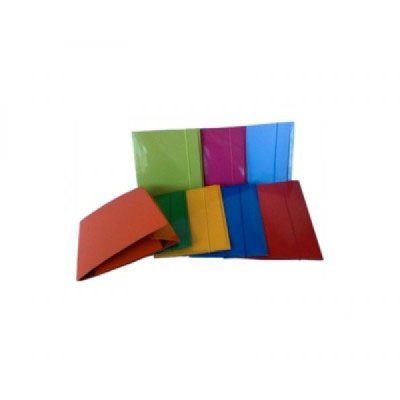 BREFIOCART cartellina a 3 lembi con elastico 25x35cm - Azzurro