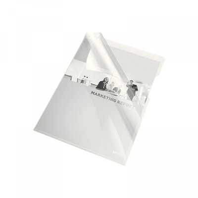 Cartelline a l in pvc a4 - 21x29,7cm colore trasparente