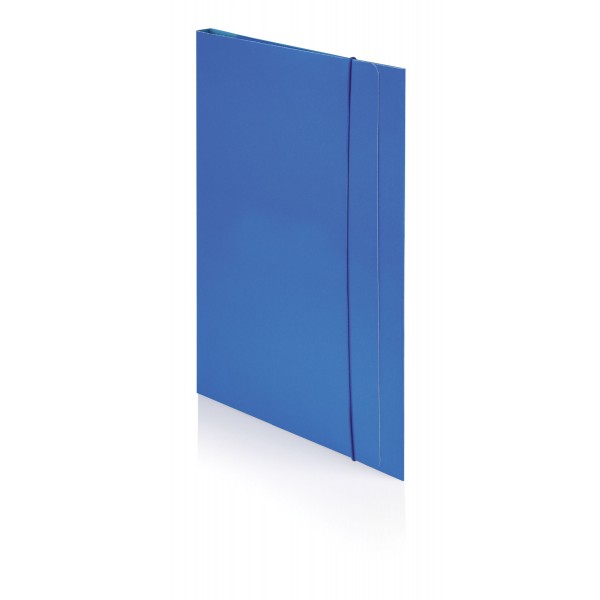 BREFIOCART cartellina a 3 lembi con elastico 25x35cm - Blu