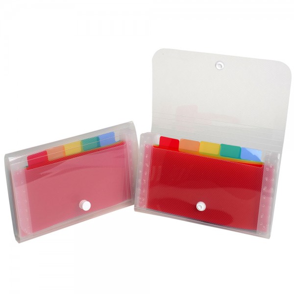 EXACOMPTA Classificatore valigetta 6 tasche 11x18cm