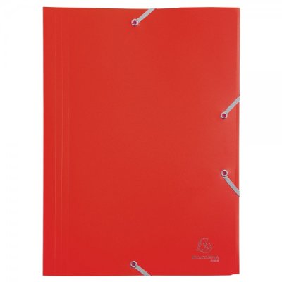 Cartellina con elastico colore rosso