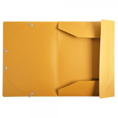 Cartellina con elastico colore giallo