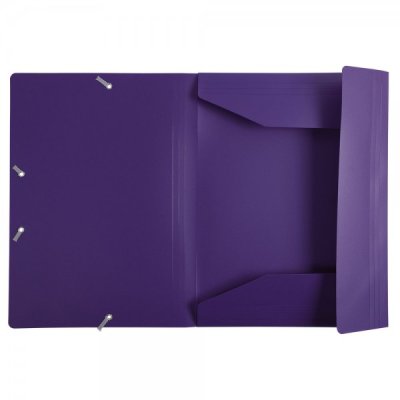Cartellina con elastico colore viola