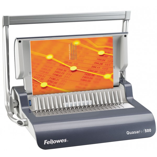 FELLOWES rilegatrice a dorsi plastici Quasar+ 500