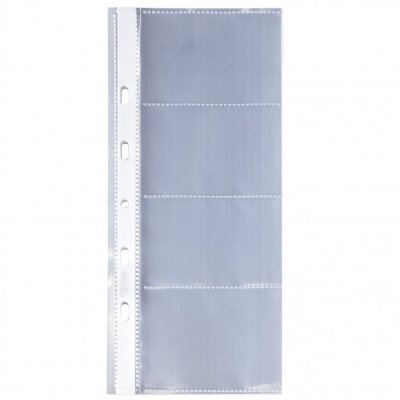 Ricambi visita mc, 8 spazi 10x26cm colore trasparente