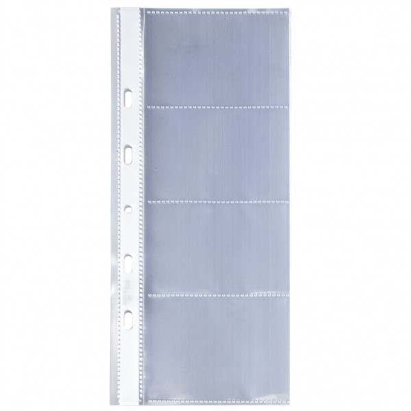 Ricambi visita mc, 8 spazi 10x26cm colore trasparente