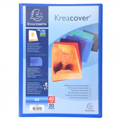 Portalistini personalizzabile krea cover , 20 buste 24x32cm colore assortiti