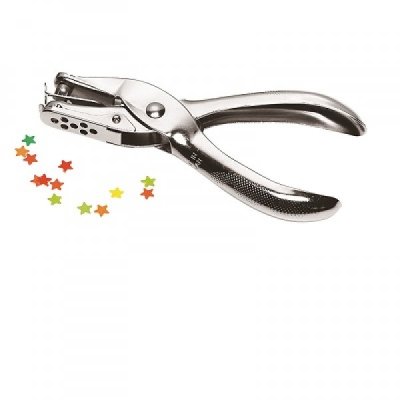 Perforatore 1 foro a stella colore silver