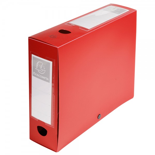 Scatola archivio colore rosso