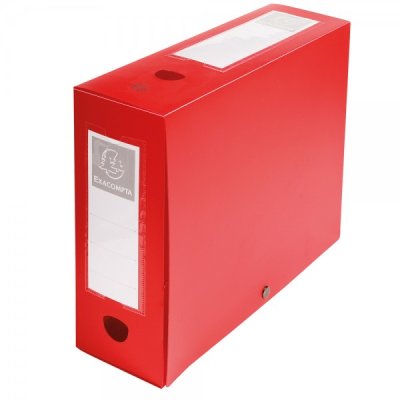Scatola archivio colore rosso