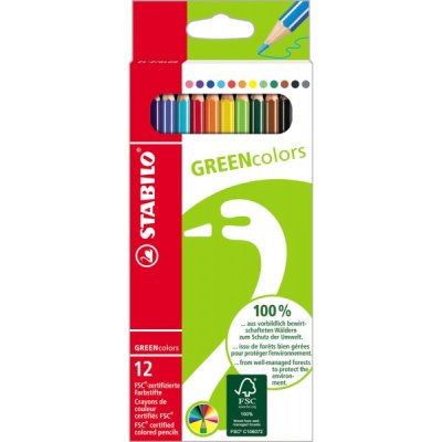 Astuccio pastelli greencolors colore assortiti