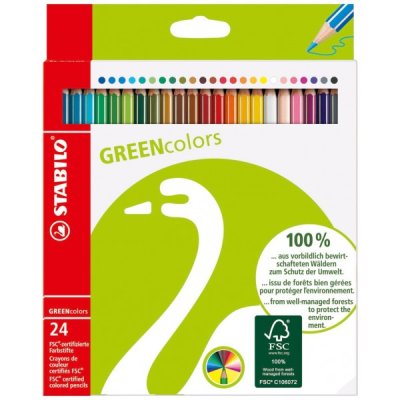 Astuccio pastelli greencolors colore assortiti