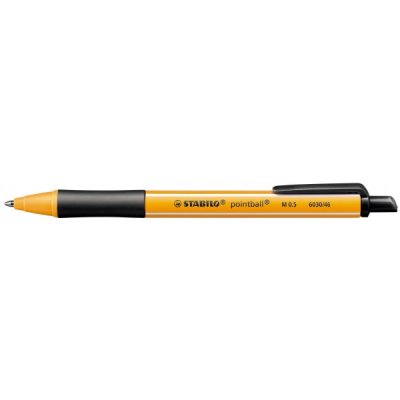 Pointball - penna a sfera colore nero tipo punta conica