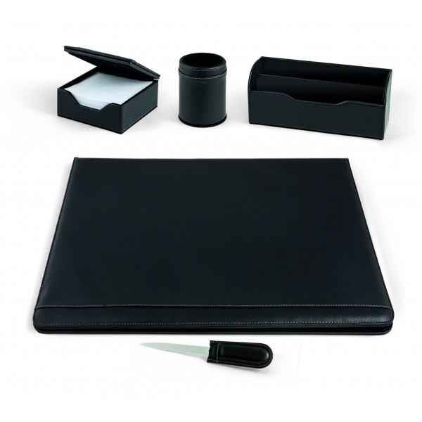 Set scrivania 5pz colore nero