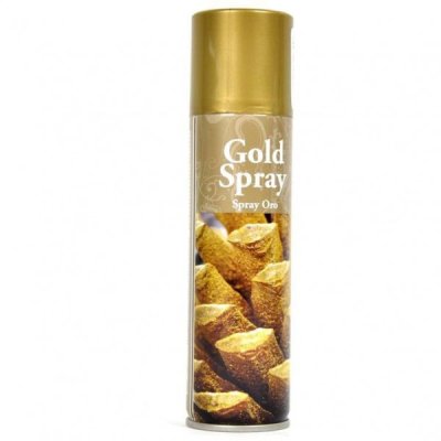 Bombola vernice spray oro colore oro