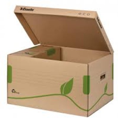 Ecobox - scatola container colore ocra