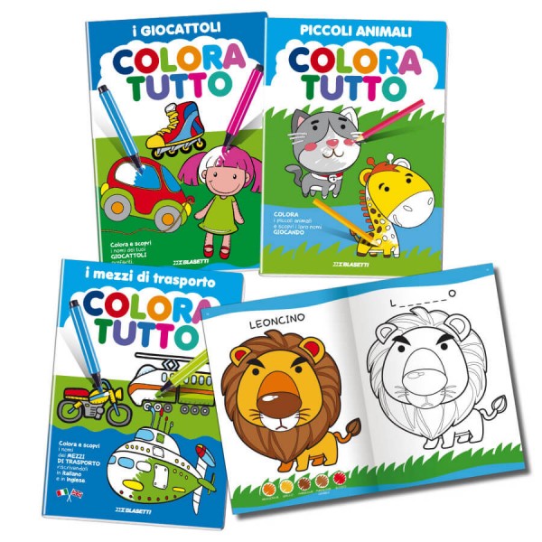 Album da colorare colore assortito grammatura 120gr