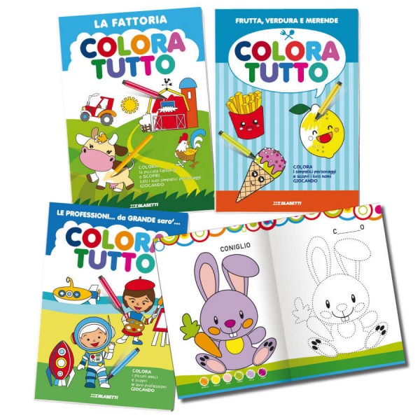 Album da colorare colore assortito grammatura 120gr