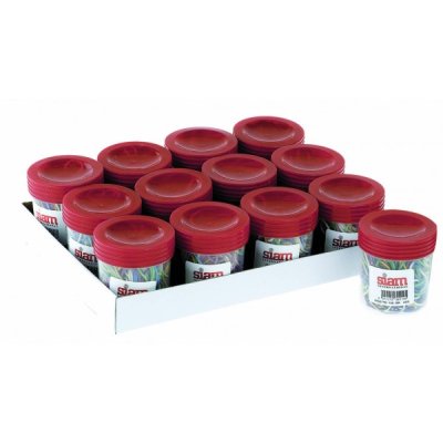 Barattolo di elastici in gomma colore assortiti
