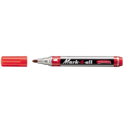 Mark 4 all - marcatore permanente colore rosso tipo punta tonda