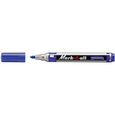 Mark 4 all - marcatore permanente colore blu tipo punta tonda