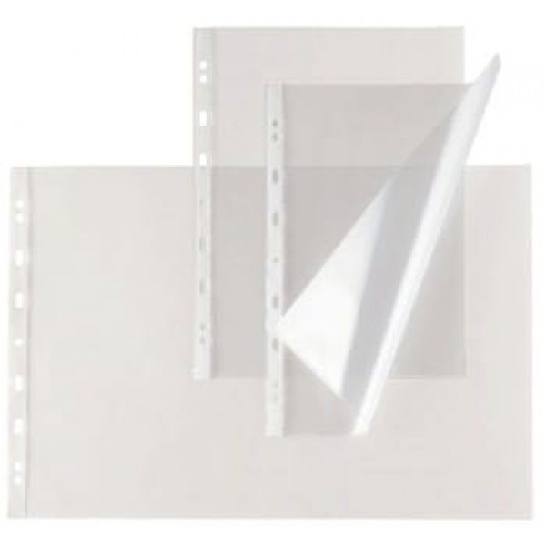 Buste forate atla, liscia 18x24cm colore trasparente