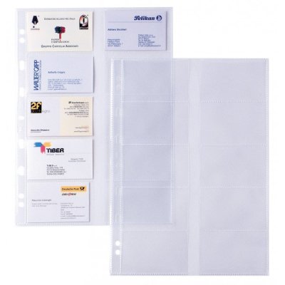 Buste forate atla card a4 - 21x29,7cm colore trasparente