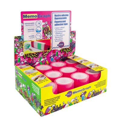 Memograph rotolo 50mmx10m rosa colore rosa