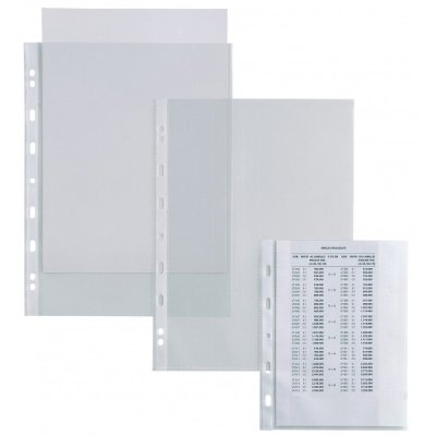 Buste forate atla, buccia a4 - 21x29,7cm colore trasparente