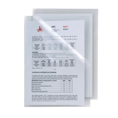 Cartelline a l poli a4 - 21x29,7cm colore trasparente