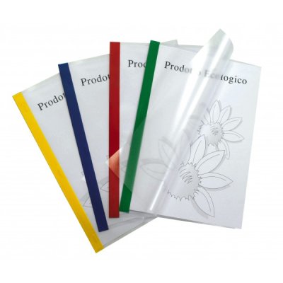 Cartellina per rilegatura SEI in PPL - 21x29,7cm - Verde