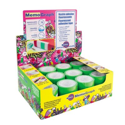 Memograph rotolo 50mmx10m verde colore verde